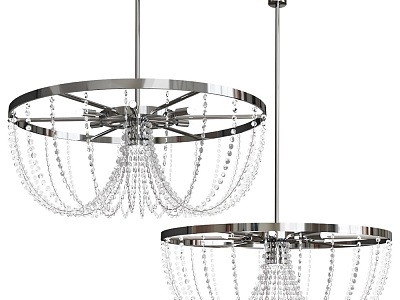 Me modern crystal net chandelier 18w 3d model