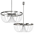 Me modern crystal net chandelier 18w 3d model