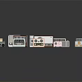 Vintage Radios Collection With Various Styles And Colors In Retro Design
