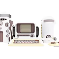 Modern Computer Desktop Computer 3d model