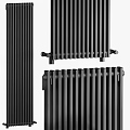 Modern Black Radiators Featuring Panel Column Towel Rail Designs And Pipe Fittings