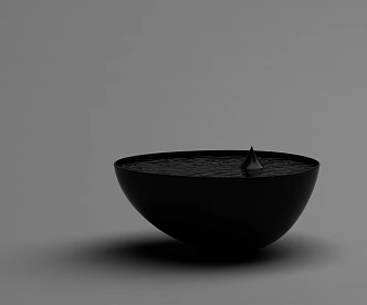 Modern Water Tank Zen Alias Fish Tank 3d model