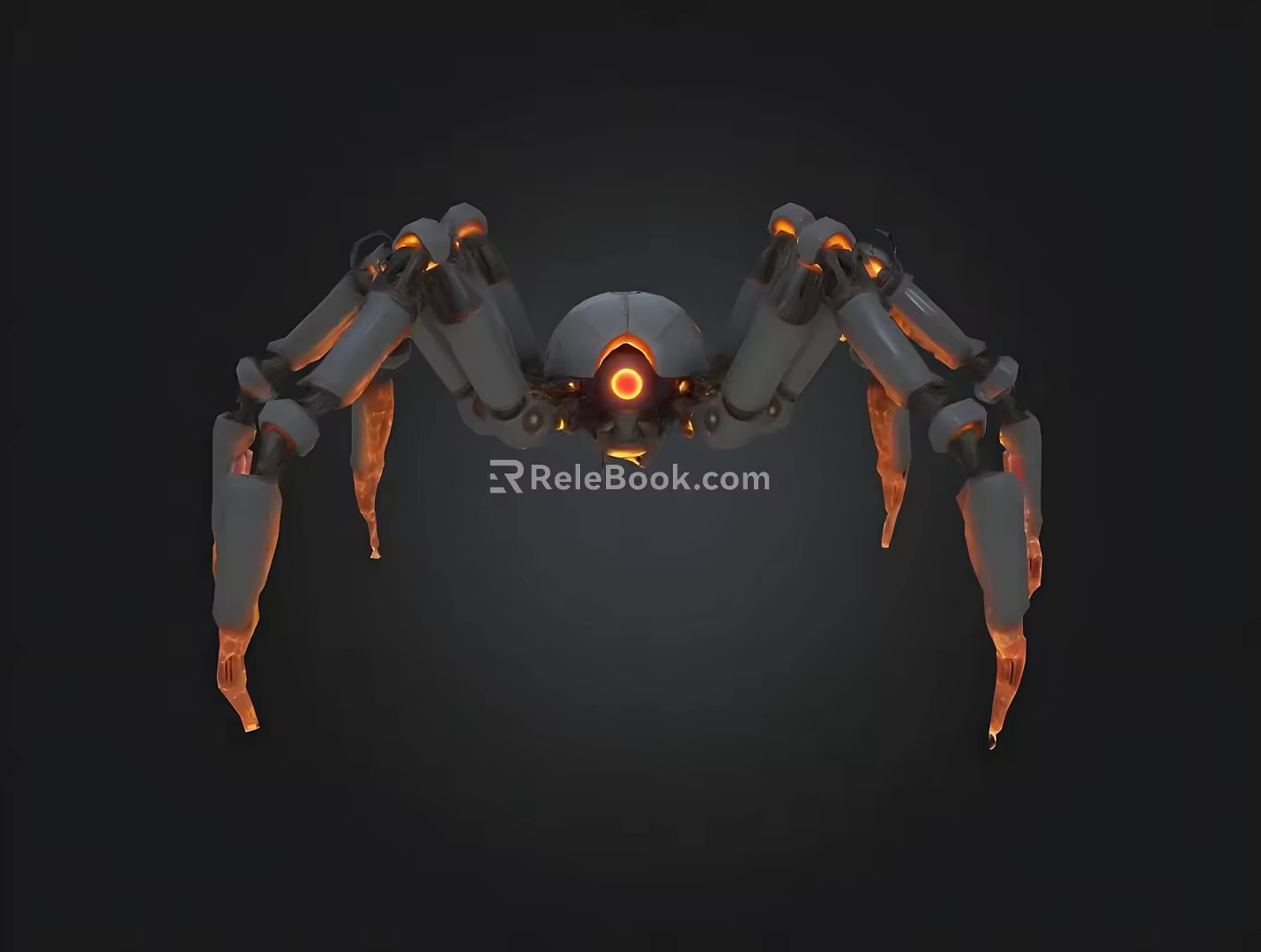 Robot Detector Electronic Instrument Spider 3d model