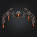 Robot Detector Electronic Instrument Spider 3d model