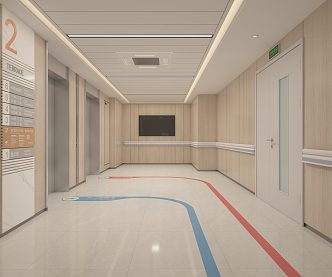 Hospital Outpatient Access 3d model