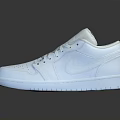 White Casual Sneakers With Minimalist Design And Comfortable Low Top Style