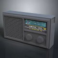Gray Computer Device With Grid Panel Display Screen Control Knobs And ONGAKU 303