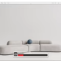 Modern Multiplayer Sofa 3d model