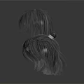 Women's Grey Wigs Featuring Different Hairstyles Including Long Straight Bun and Short Middle Part