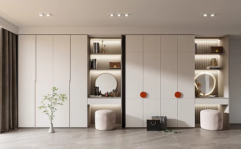 Modern wardrobe 3d model