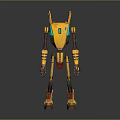 Robot Assistant Small Robot Butler Robot Butler Figure Game Figure 3d model