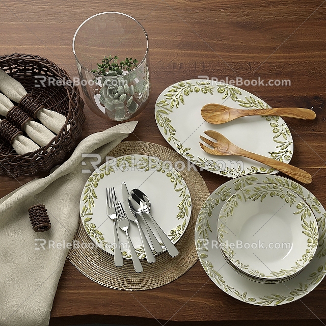 Tableware 3d model