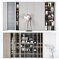 Minimalist Modern Bookshelf With Open Layered Shelves Wooden Accents And Decorative Items