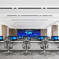 Control Room Command Room 3d model