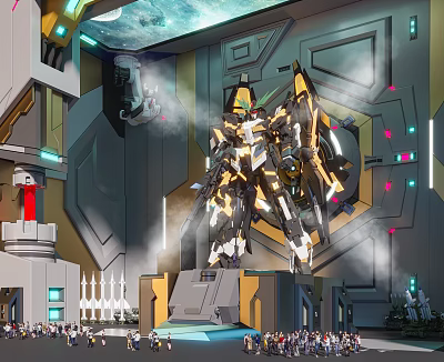 Modern Transformers Unicorn 3d model