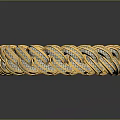 Stunning Gold Braided Bracelet With Sparkling Diamonds And Exquisite Weave Design
