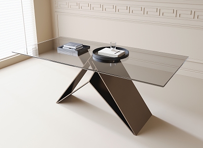 Modern Dining Table Desk Tea Table 3d model