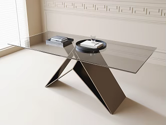 Modern Dining Table Desk Tea Table 3d model