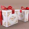 Luxury Sofa And Coffee Table Set With Exquisite White Golden And Red Premium Decorations