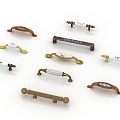 Modern classical handle hardware handle 3d model