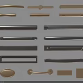 Various Furniture Cabinet Handles With Different Designs Shapes And Colors