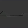 Modern Commercial Equipment With Geometric Gray Exterior Black Work Surface And Side Control Panel