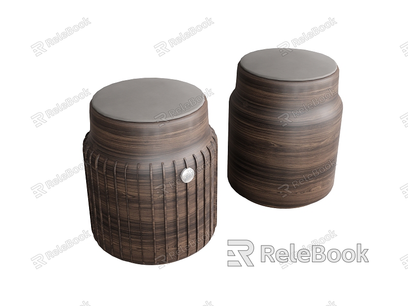 Stool Round Stool Low Stool Shoe Stool model