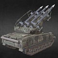 tank missile missile tank 3d model