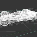 Black Yellow Race Car with Number 33 Pirelli Tires and High Speed Aerodynamic Design