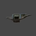 Ancient Weapon Storage Bunker With Stone Walls And Earth Covered Entrance