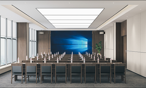 Modern Conference Room 3d model