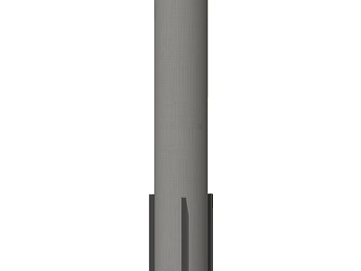 Modern Minimalist Floor Lamp With Sleek Metal Stand And Adjustable Design 3d model
