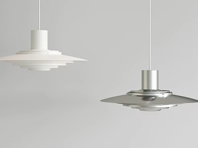 Modern chandelier UFO chandelier 3d model