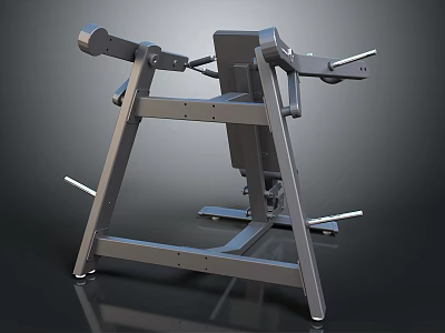 Professional Heavy Duty Leg Press Fitness Equipment With Metal Frame Design 3d model