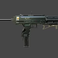MP930 variant submachine gun 3d model