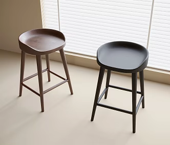Modern Bar Chair 3d model