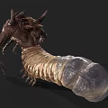 3D Rendered Fantasy Monster With Spiked Limbs And Carapace Body Design