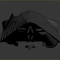 Advanced Streamlined Modern Weapon System With Sharp Front And Geometric Metallic Structure