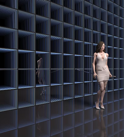 Modern Abyssal Mirror Internet Red Abyssal Mirror 3d model Modern Abyssal Mirror Internet Red Abyssal Mirror 3d model