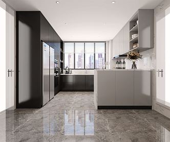 Modern Kitchen 3d model