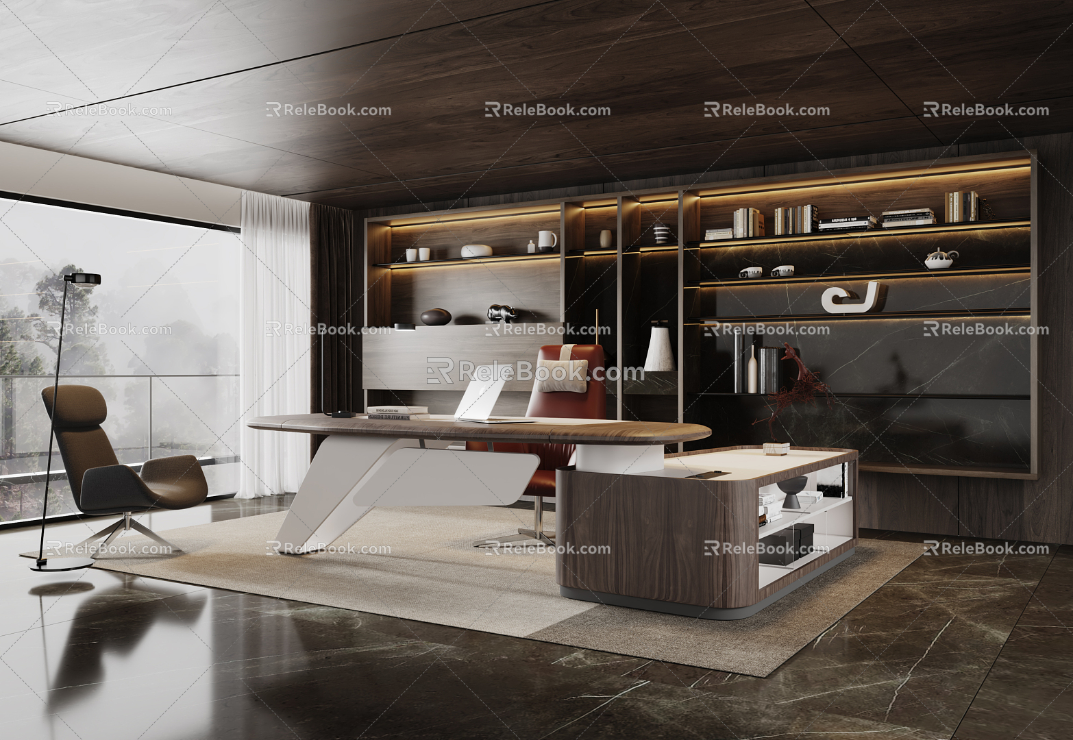 Modern Minotti Study 3d model