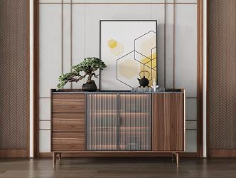 New Chinese Sideboard 3d model