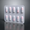 Medical Device Blister Packaging With White And Pink Capsules In Transparent Design