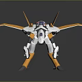 Mech Warrior Mech Soldier Machine Battlearm Mechanical Battlearm Machine Fighter Robot 3d model