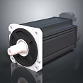 Heavy Duty Industrial Electric Motor With Flange Mounting And Shaft Housing Design
