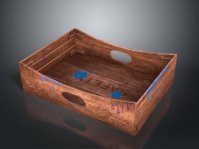 Wooden Box Storage Box Item Box Collection Box Gem Box Small Box Container Realistic 3d model