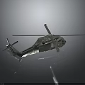 Silver Mars Helicopter Model For Space Exploration With Rotors And Reflection