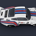 Porsche 935 sports car Super Racing Luxury Car Super sports car Low Face Number Low Model Simple Model Game Sub-era Film and Television Super Realism 3d model