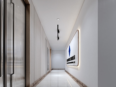 Corridor Office Away Company Corridor Away Enterprise Office Corridor Company Office Away Office Space Office Corridor Space Company Corridor Passage. 3d model