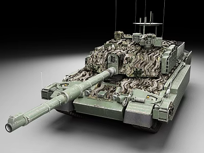 British Tank Challenger 2 Modern Main Battle Tank Heavy Tank Armored Vehicle 3d model